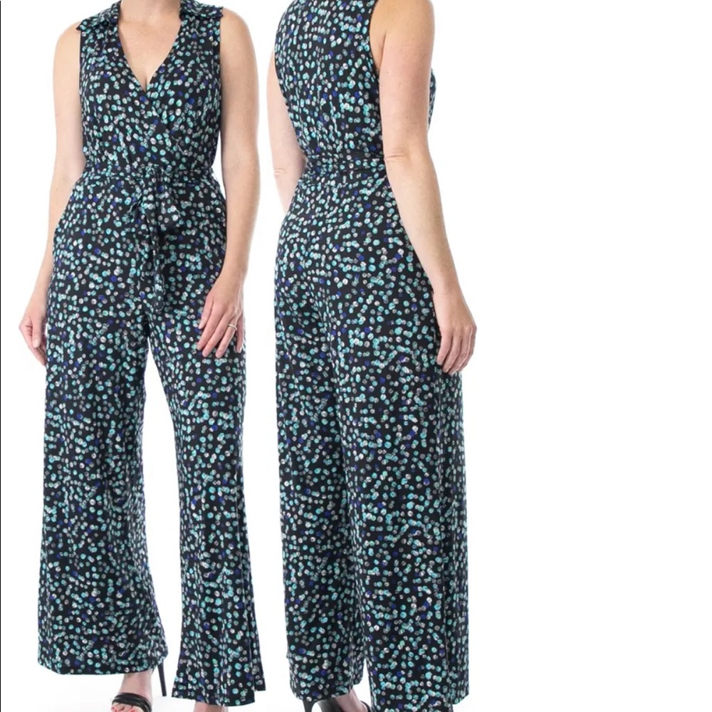 Nina Leonard jumpsuit size small
